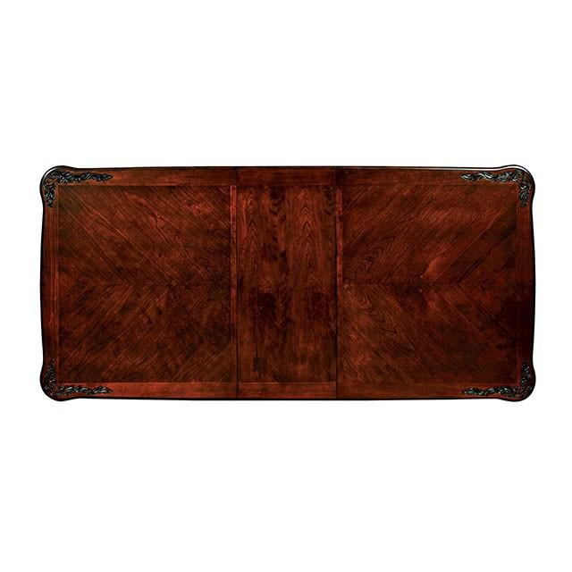 ELANA Brown Cherry Dining Table w/ 18" Butterfly Leaf - Olympia Furniture (Saint George, Utah)
