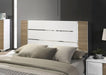 ERLANGEN Cal.King & E.King Bed, White/Natural - Olympia Furniture (Saint George, Utah)