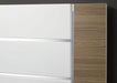 ERLANGEN Cal.King & E.King Bed, White/Natural - Olympia Furniture (Saint George, Utah)