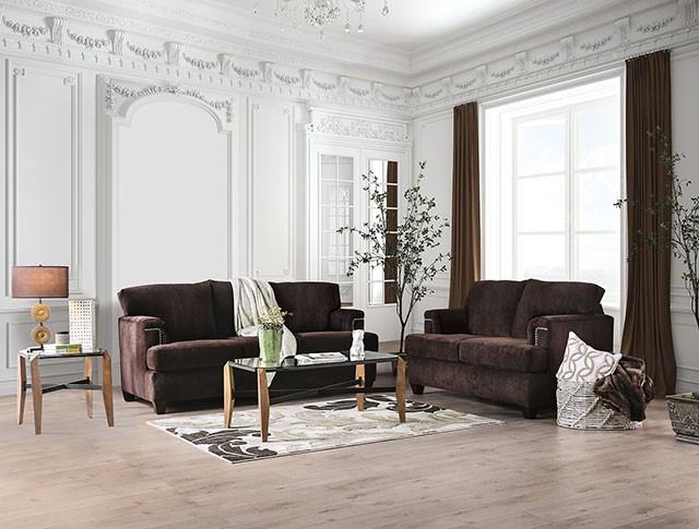 Brynlee Chocolate Sofa (*Pillows Sold Separately) - Olympia Furniture (Saint George, Utah)