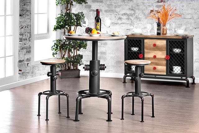 Foskey 3 Pc Bar Table Set - Olympia Furniture (Saint George, Utah)