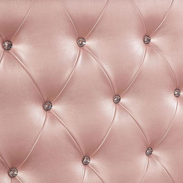 Ariston Rose Gold Full, Twin & Queen Bed - Olympia Furniture (Saint George, Utah)