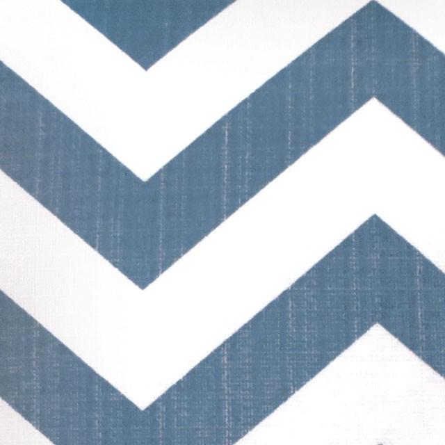 ZOE 18" X 18" Pillow, Blue Chevron (2/CTN) - Olympia Furniture (Saint George, Utah)