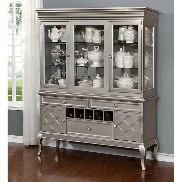 Amina Champagne Round Table - Olympia Furniture (Saint George, Utah)