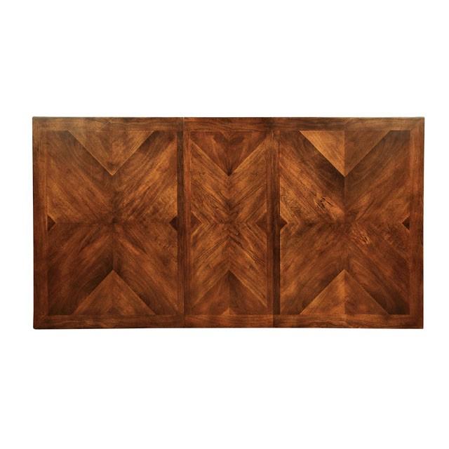 HILLSVIEW I Brown Cherry 78" Dining Table w/ 18" Leaf - Olympia Furniture (Saint George, Utah)