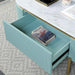 KOBLENZ Coffee Table, Light Teal - Olympia Furniture (Saint George, Utah)