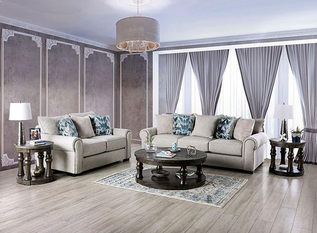LAREDO Sofa, Beige - Olympia Furniture (Saint George, Utah)