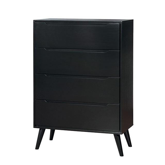 LENNART II Black Chest - Olympia Furniture (Saint George, Utah)