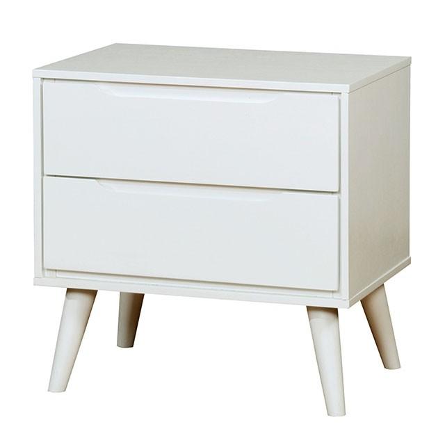 LENNART II White Night Stand - Olympia Furniture (Saint George, Utah)