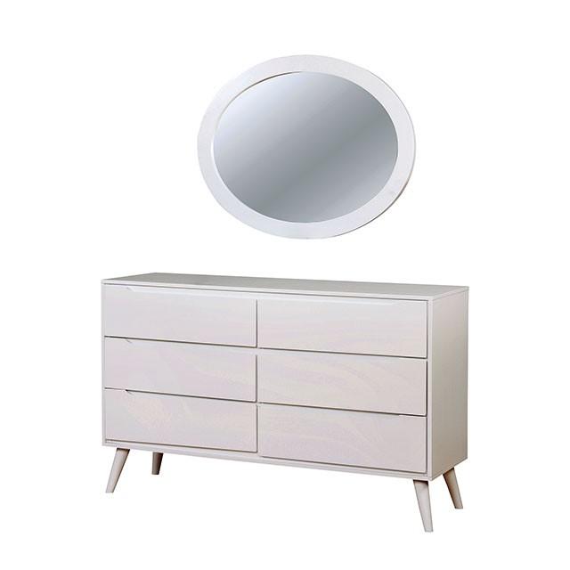 LENNART II White Dresser - Olympia Furniture (Saint George, Utah)
