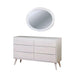 LENNART II White Dresser - Olympia Furniture (Saint George, Utah)