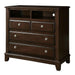 Litchville Brown Cherry Media Chest - Olympia Furniture (Saint George, Utah)
