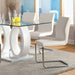 LODIA I White Dining Table - Olympia Furniture (Saint George, Utah)
