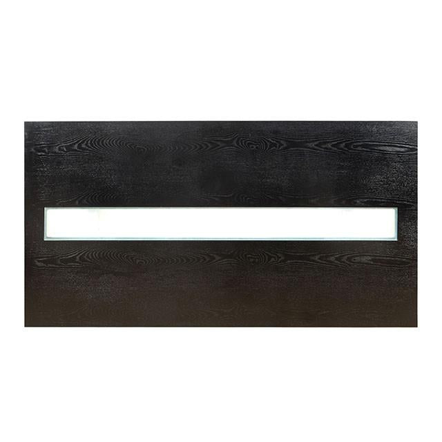 Luminar Black Glass-Insert Dining Table - Olympia Furniture (Saint George, Utah)