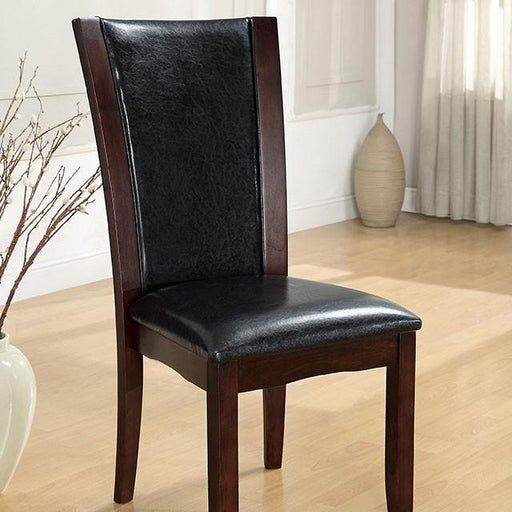 Manhattan I Dark Cherry/Brown Side Chair, Espresso (2/CTN) - Olympia Furniture (Saint George, Utah)