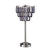 Meg Black/Chrome Table Lamp - Olympia Furniture (Saint George, Utah)
