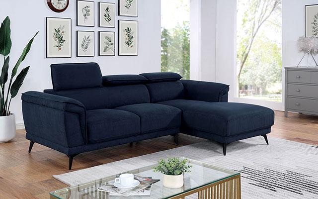 NAPANEE Sectional, Navy - Olympia Furniture (Saint George, Utah)