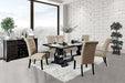 Nerissa Antique Black Dining Table - Olympia Furniture (Saint George, Utah)