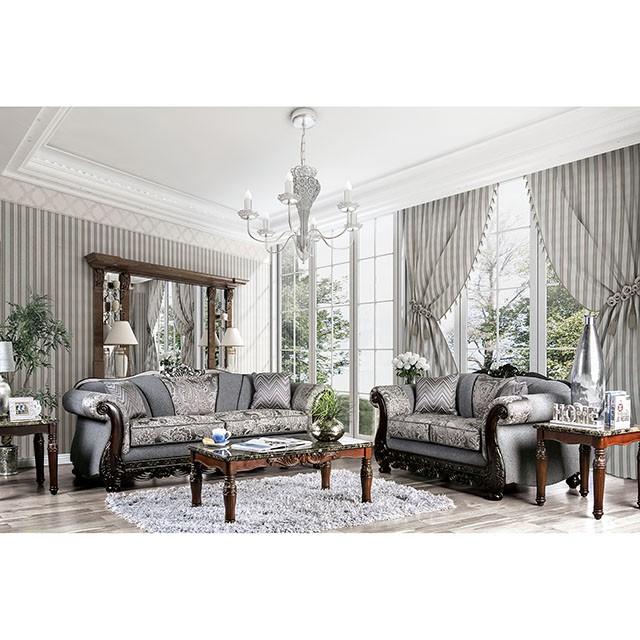 Newdale Gray Love Seat - Olympia Furniture (Saint George, Utah)