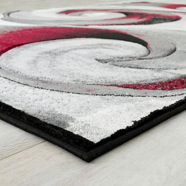 Niksar Red 5' X 7' Area Rug - Olympia Furniture (Saint George, Utah)