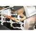 NOVA Silver/Black Dining Table - Olympia Furniture (Saint George, Utah)