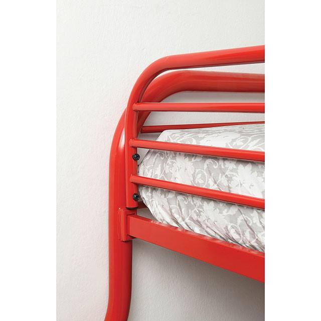 Opal Red Twin/Full Bunk Bed - Olympia Furniture (Saint George, Utah)