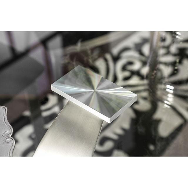 ORLA Silver/Black Dining Table - Olympia Furniture (Saint George, Utah)