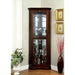 ORTLEY Walnut Curio - Olympia Furniture (Saint George, Utah)