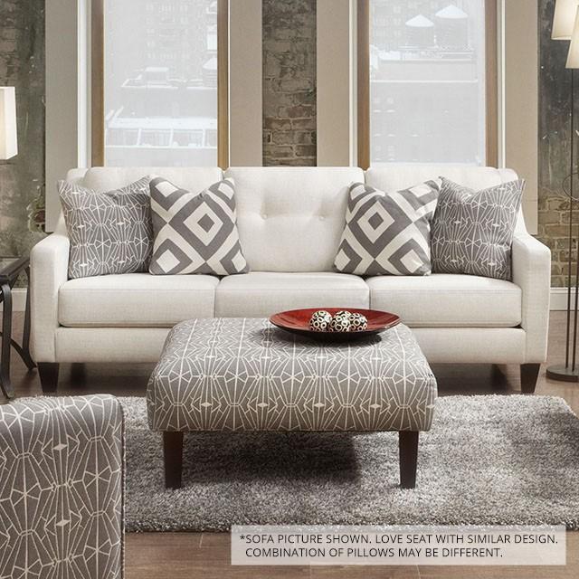PARKER Ivory Love Seat - Olympia Furniture (Saint George, Utah)