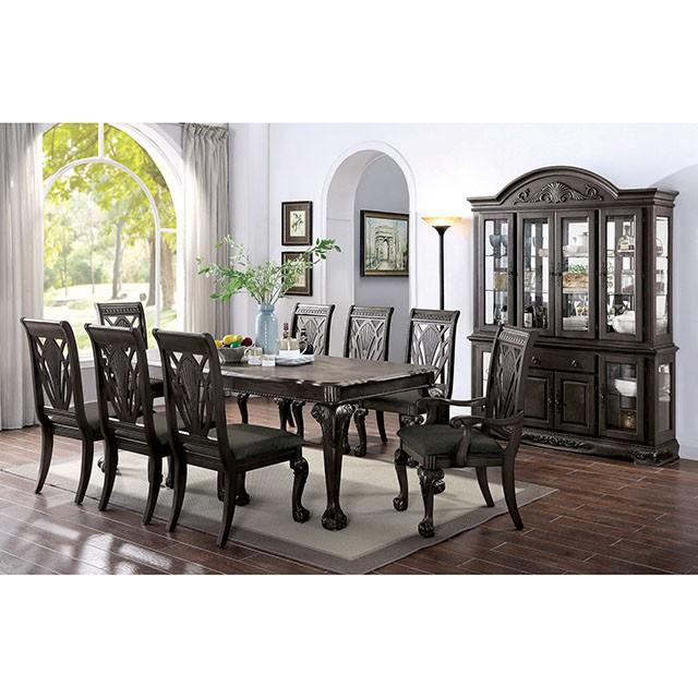 Petersburg Dark Gray Dining Table w/ 1x18"Leaf - Olympia Furniture (Saint George, Utah)