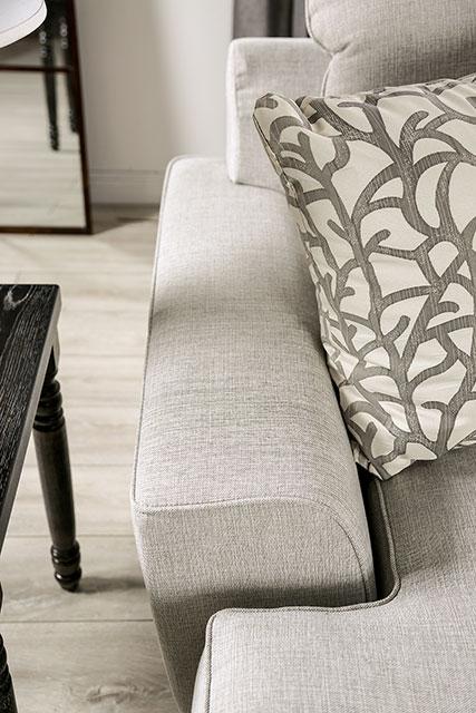 PICOTEE Sofa, Light Gray/Black - Olympia Furniture (Saint George, Utah)