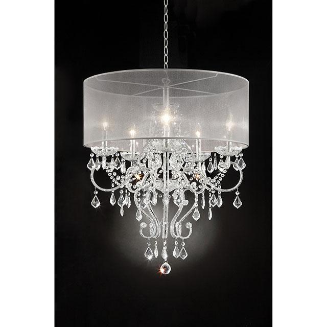 Rigel Silver 31 1/2"H Ceiling Lamp - Olympia Furniture (Saint George, Utah)