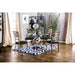 ROXO Silver/Black Round Dining Table - Olympia Furniture (Saint George, Utah)