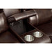 Ruth Brown Love Seat - Olympia Furniture (Saint George, Utah)