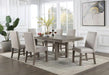 SAN ANTONIO Dining Table w/ 1 X 18" Leaf - Olympia Furniture (Saint George, Utah)