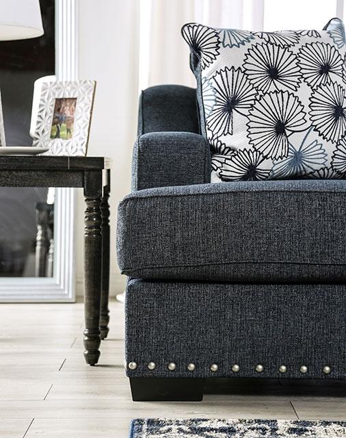 SONORA Loveseat, Dark Navy - Olympia Furniture (Saint George, Utah)