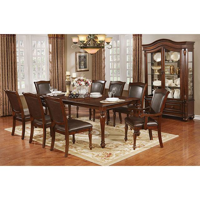 Sylvana Brown Cherry/Espresso Arm Chair (2/CTN) - Olympia Furniture (Saint George, Utah)