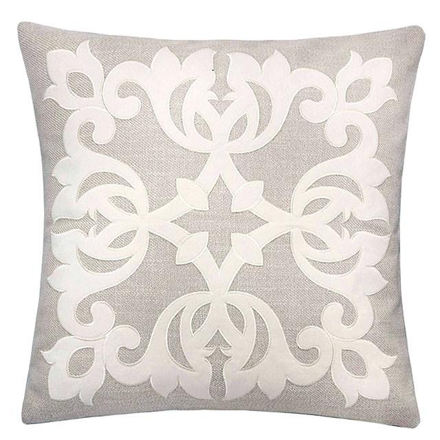 Trudy Light Beige 20" X 20" Pillow, Ecru - Olympia Furniture (Saint George, Utah)