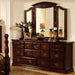 Tuscan II Glossy Dark Pine Dresser - Olympia Furniture (Saint George, Utah)