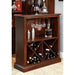VOLTAIRE Dark Cherry Bar Table - Olympia Furniture (Saint George, Utah)