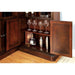 VOLTAIRE Dark Cherry Curio - Olympia Furniture (Saint George, Utah)