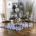 ROXO Silver/Black Round Dining Table - Olympia Furniture (Saint George, Utah)