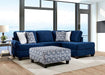 WALDPORT Swivel Chair, Navy - Olympia Furniture (Saint George, Utah)