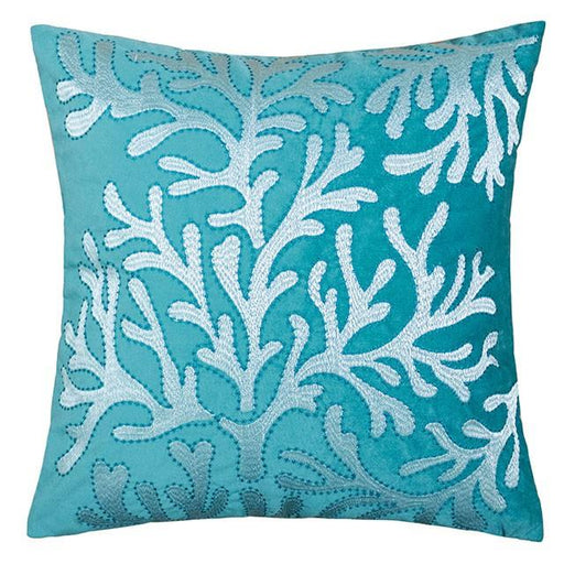 June Teal 20" X 20" Pillow, Teal - Olympia Furniture (Saint George, Utah)