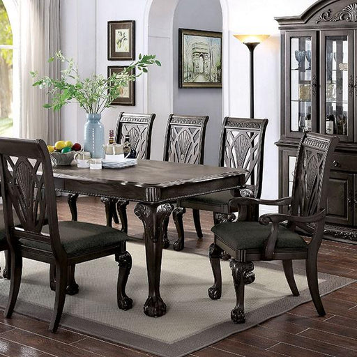Petersburg Dark Gray Dining Table w/ 1x18"Leaf - Olympia Furniture (Saint George, Utah)