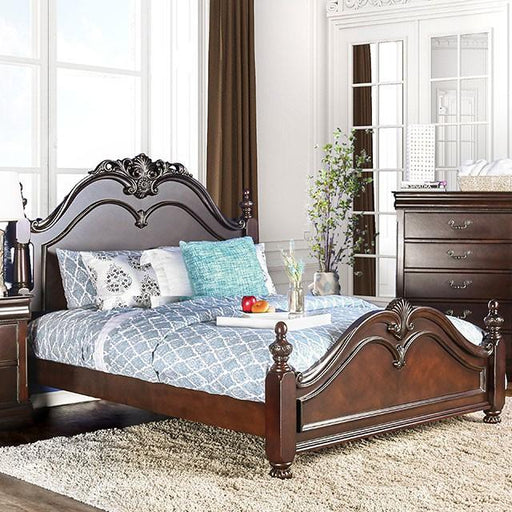 Mandura Cherry Cal.King & E.King Bed - Olympia Furniture (Saint George, Utah)