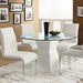 Mauna White Round Dining Table - Olympia Furniture (Saint George, Utah)