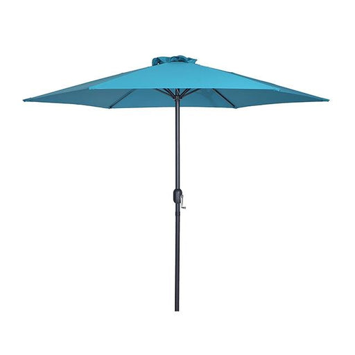 Lali 9 Ft Outdoor Umbrella + 21" Round Base - Olympia Furniture (Saint George, Utah)