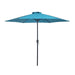 Lali 9 Ft Outdoor Umbrella + 21" Round Base - Olympia Furniture (Saint George, Utah)