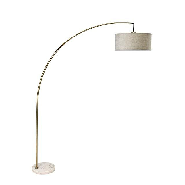 Jess Antique Gold Arch Lamp - Olympia Furniture (Saint George, Utah)